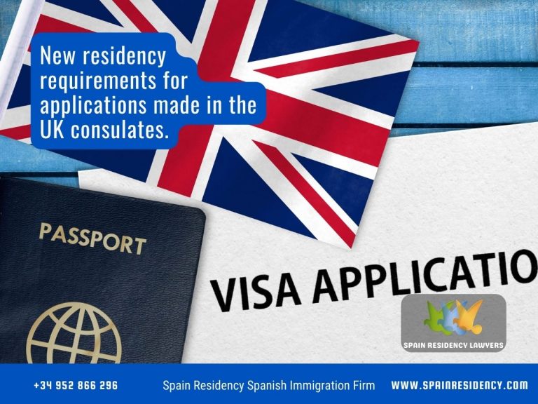 New residency requirements for applications made in the UK consulates