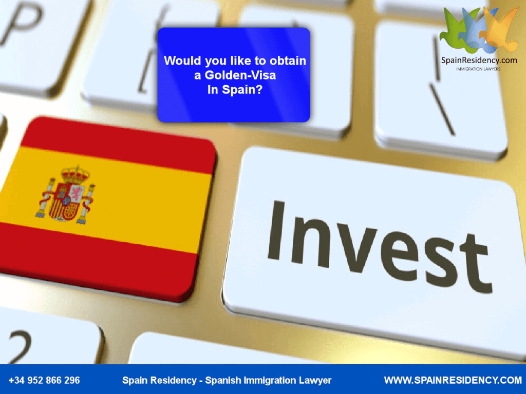 Spains investor residency permit also known as the Golden Visa